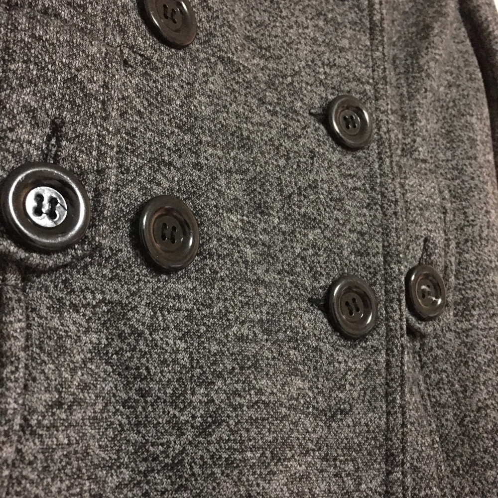 Grey button Coat - Picture 3 of 3